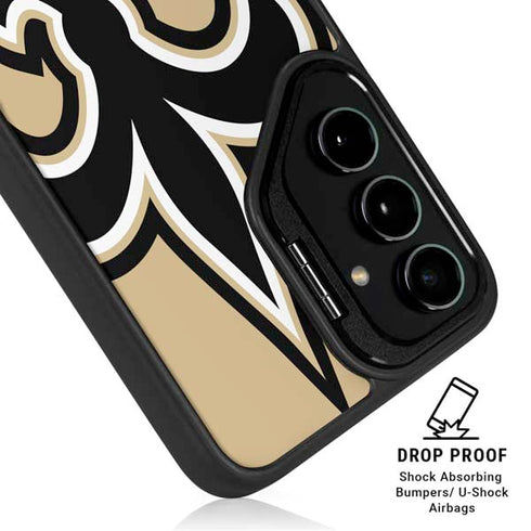 NFL New Orleans Saints Large Logo Galaxy S25 Kickstand Case
